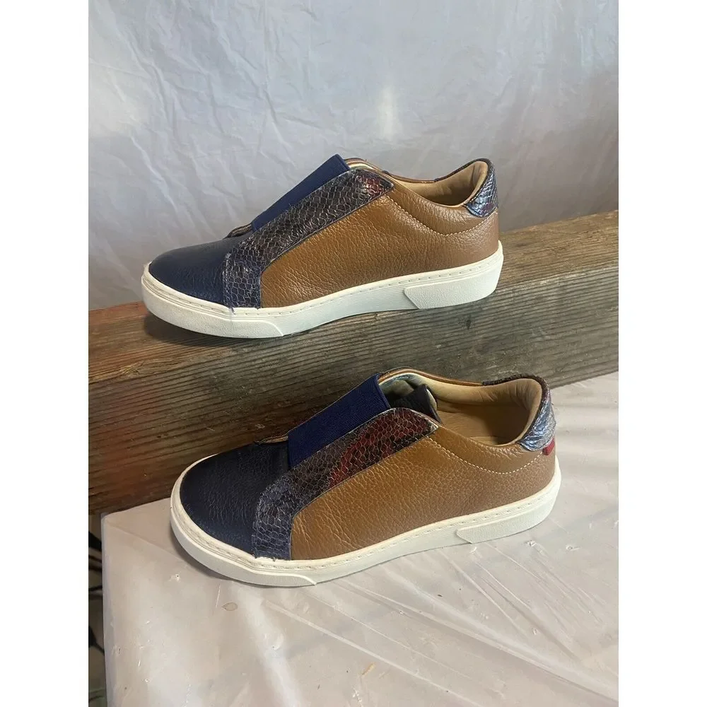 Unisex Marc Joseph‎ New York Leather Slip-Ons- Size 13- Very Nice